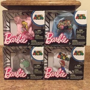 Barbie Nintendo Super Mario Fashion Packs Outfit clothes NEW NIB NRFB collection